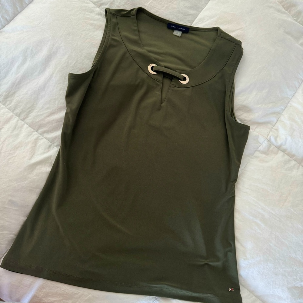 Tommy Hilfiger Army Green Tank